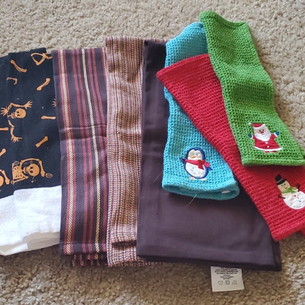 💚3 for $15 Lot of 8 kitchen towels/napkins